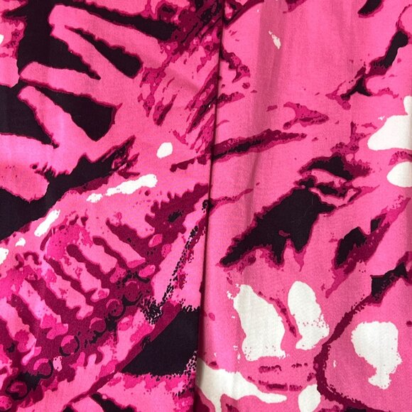 Liz & Me Platinum Collection18/20 IX Pink Black Abstract Short Sleeve Career NWT - Picture 6 of 9